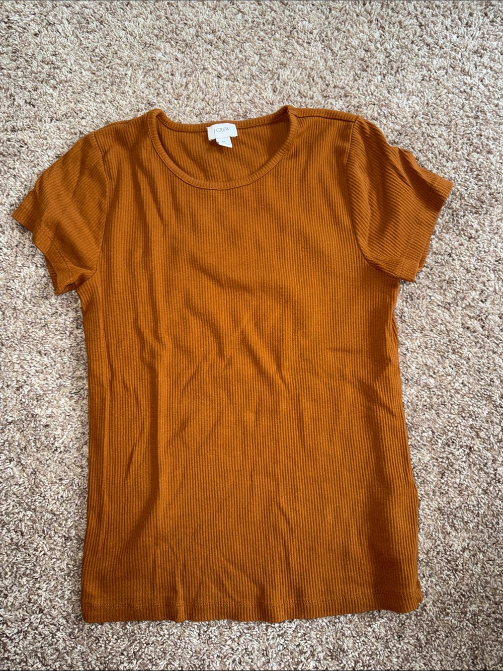 J Crew outlet ribbed tee size medium